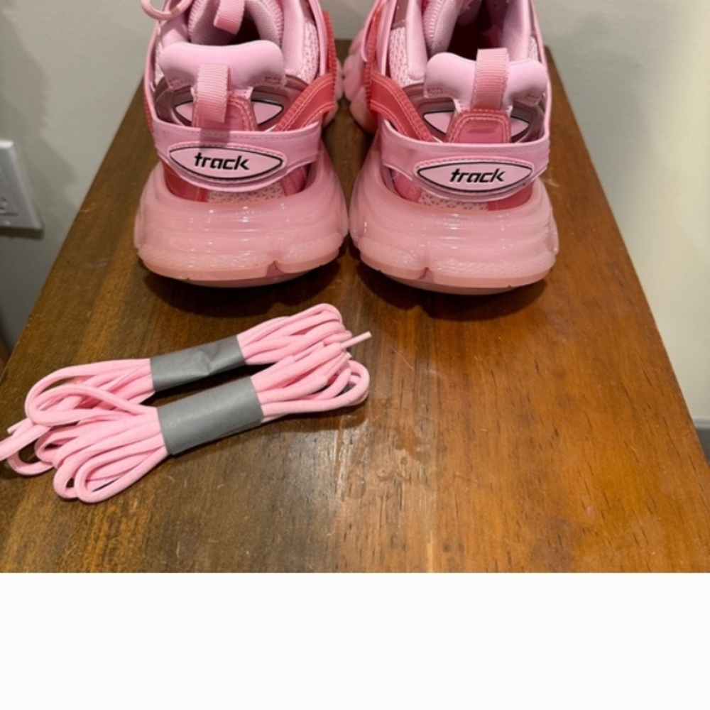 Authentic Balenciaga Pink Track Sneakers - Pink - Picture 4 of 8